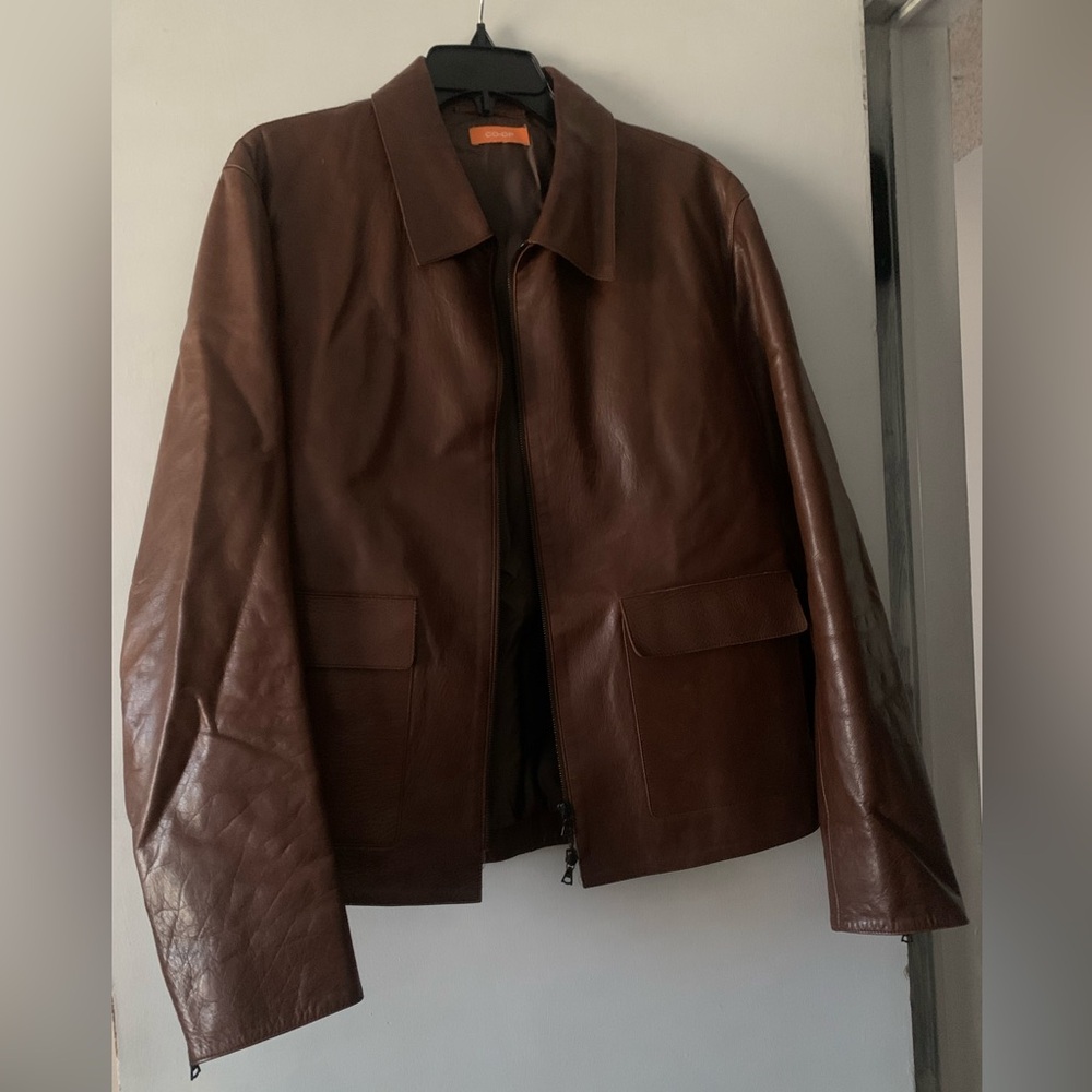 Men's Brown Leather Jacket